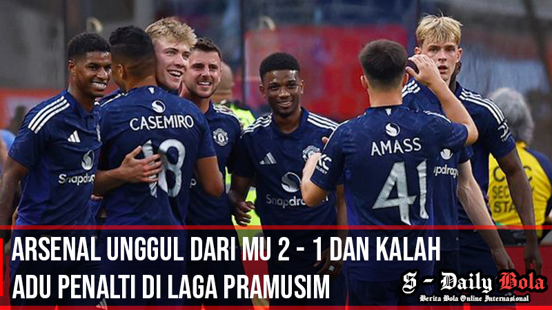 arsenal vs mu 2 - 1 pramusim