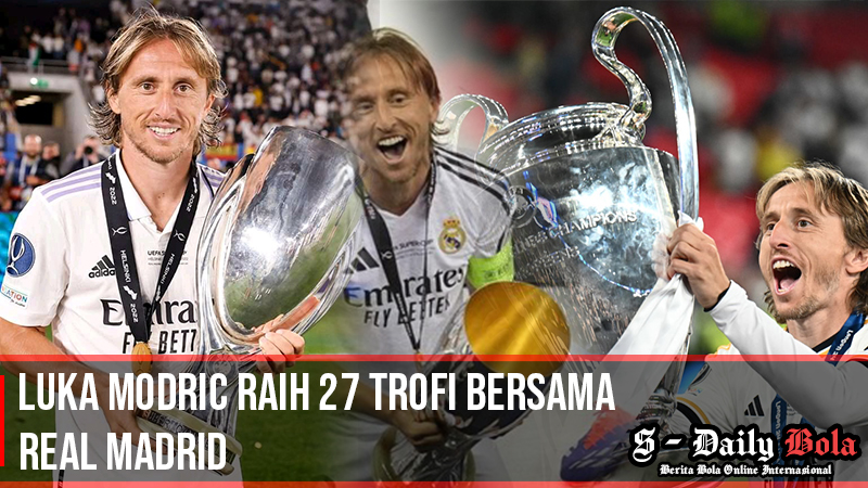 Luka Modric Raih 27 Trofi Bersama Real Madrid