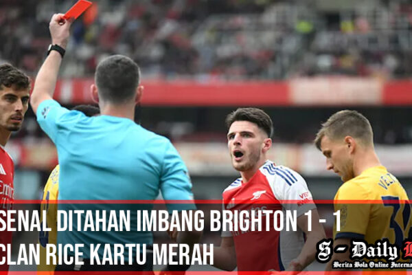 Arsenal Ditahan Imbang Brighton